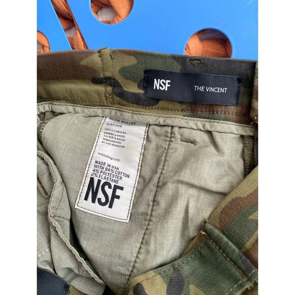 NSF Vincent Skinny Camouflage Cargo Jeans Sz. 27 - Picture 11 of 14